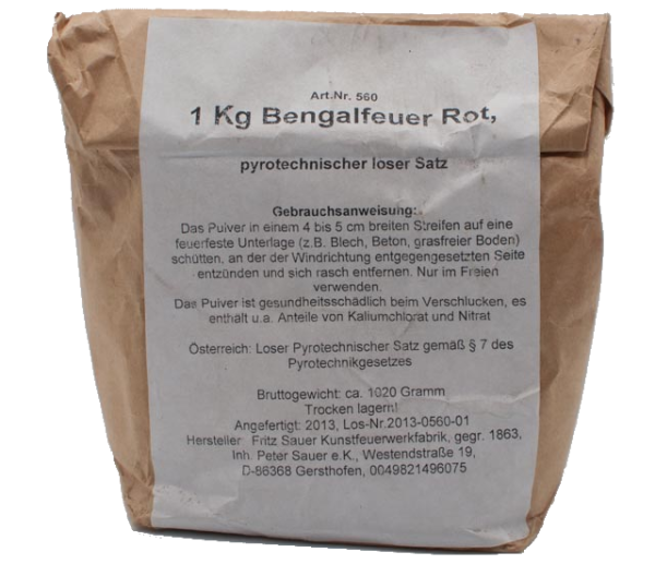 Bengalpulver, 1 kg